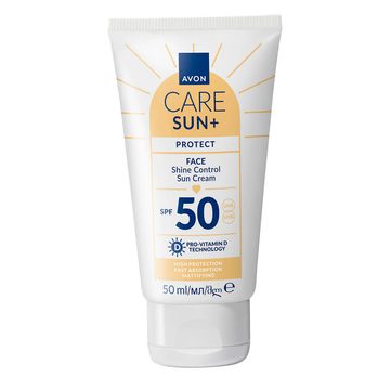 Avon Care Shine Control Sun Face Cream SPF 50
