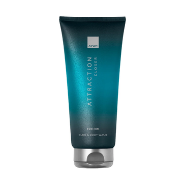 Avon Attraction Closer Hair & Body Wash For Him 200ML
