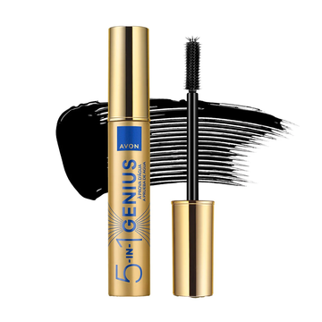 Avon Lash Genius Multitask & Multiply Mascara Waterproof Blackest Black
