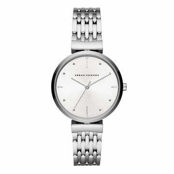 Armani Exchange Analog Silver Dial Women's Watch