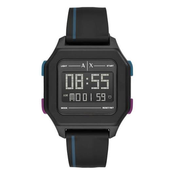 Armani Exchange Shell Men's Black Digital Watch