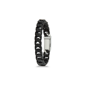 Polo Exchange Gourmet Black Stainless Bracelet
