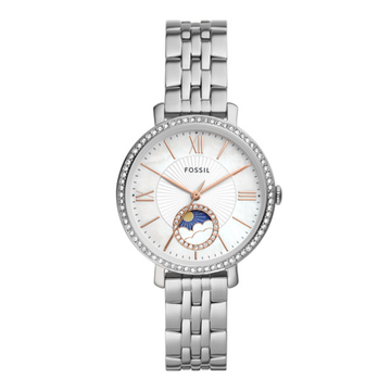 Fossil Jacqueline Sun Moon Multifunction Stainless Steel Watch