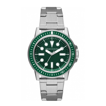 Armani Exchange Three-Hand Stainless Steel Watch