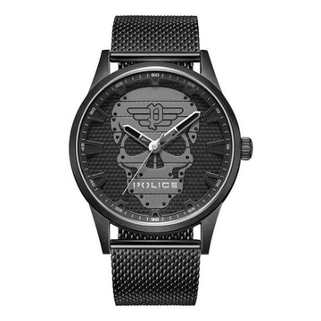 Police Rissington 3 Hands Bleck Mesh Strap Watch PEWJG2227901