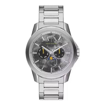 Armani Exchange Silver Stainless Steel Watch, AX1736
