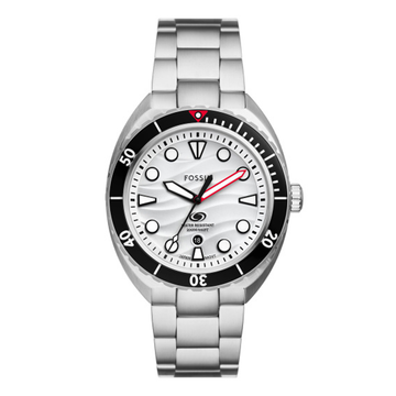 Fossil Breaker Three-Hand Date Stainless Steel Watch