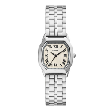 Fossil Harlow Three-Hand Silver-Tone Stainless Steel Watch