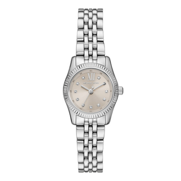 Michael Kors Petite Lexington Pavé Silver-Tone Watch MK4843