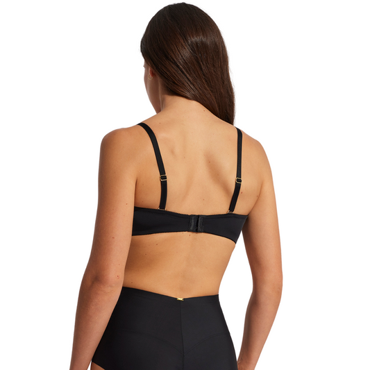 Selmark Essential Padded Strapless Bra Perfect Support Black Color