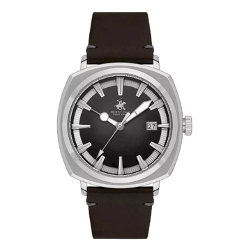Beverly Hills Leather Black Watch For Him BP3732X.361