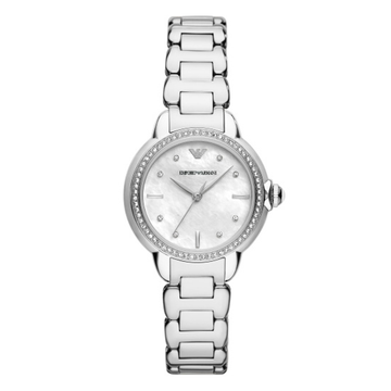 Emporio Armani Three-Hand Stainless Steel Watch AR11596