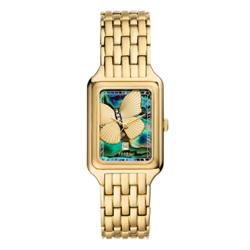 Fossil Raquel Butterfly Three-Hand Date Stainless Steel Watch