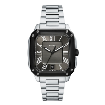Fossil Crosby Three-Hand Date Stainless Steel Watch