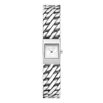 Michael Kors Darrington Two-Hand Stainless Steel Silver Watch