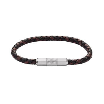 Fossil Machine Knurled Texture LeatHer Bracelet JF04918040