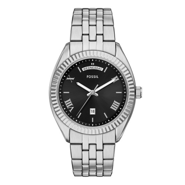 Fossil Campbell Three-Hand Day-Date Stainless Steel Watch FS6139