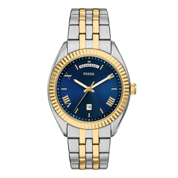 Fossil Campbell Three-Hand Day-Date Two-Tone Stainless Steel Watch FS6141