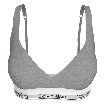 Calvin Klein Icon Cotton Modal Push Up Triangle Grey Bra