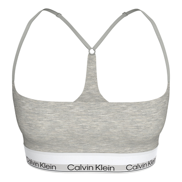 Calvin Klein Icon Cotton Modal Y-Back Unlined Grey Bralette
