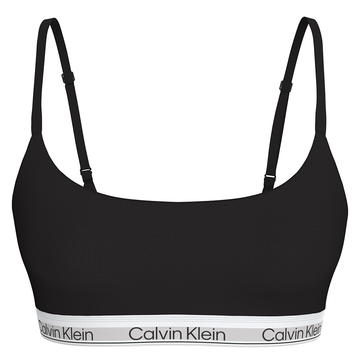 Calvin Klein Icon Cotton Modal Smooth Edge Lightly Lined Black Bralette