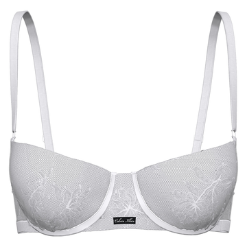 Calvin Klein Icon Stretch Lace Push Up Balconette White