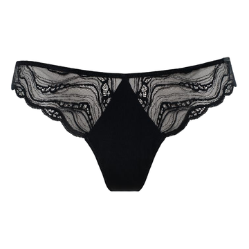 Calvin Klein Black Lace Thong Pack of 3